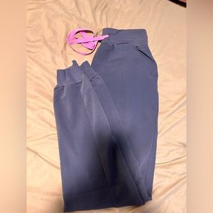 High waisted fig jogger scrub pants